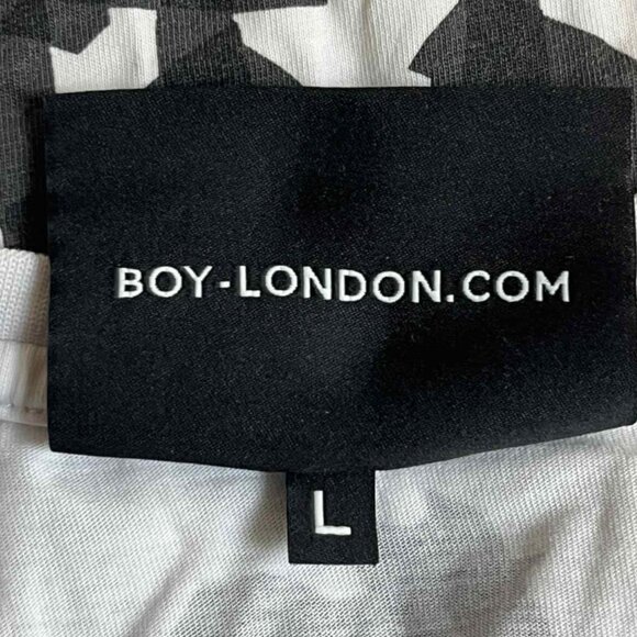Boy London Tape Eagle Backprint T Shirt L - Picture 3 of 4